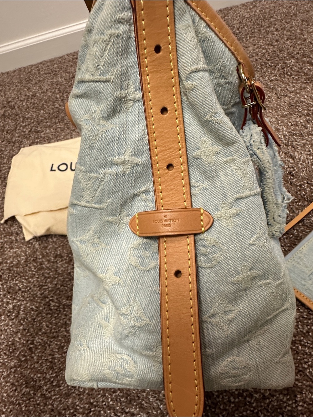 Louis Vuitton carryall pm denim - Picture 9 of 9